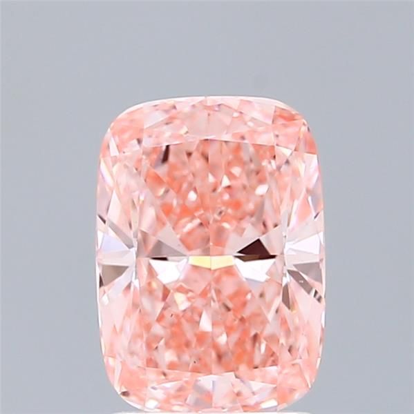1.77 CT Fancy Vivid Pink CUSHION BRILLIANT