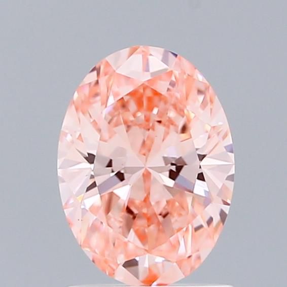 0.99 CT Fancy Vivid Pink OVAL