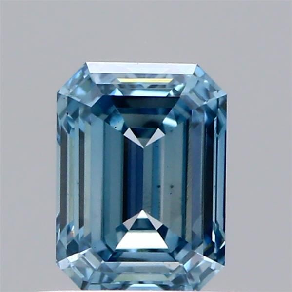 0.85 CT Fancy Intense Blue EMERALD