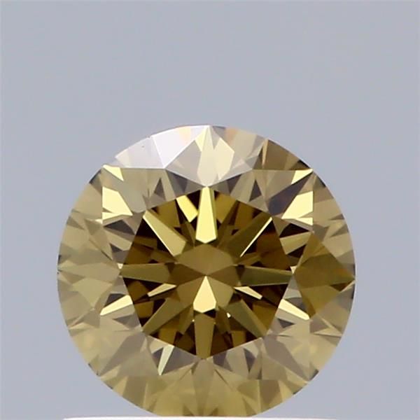 0.66 CT Fancy Brown Yellow ROUND