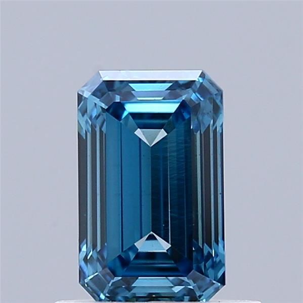 0.86 CT Fancy Vivid Blue EMERALD