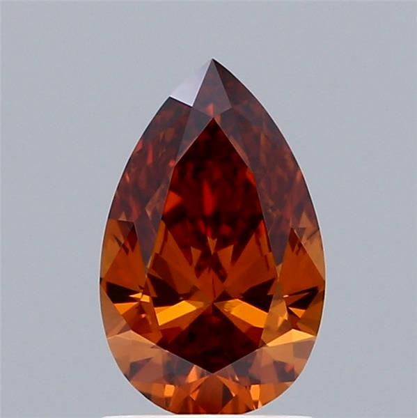 1.01 CT Fancy Deep Orange PEAR