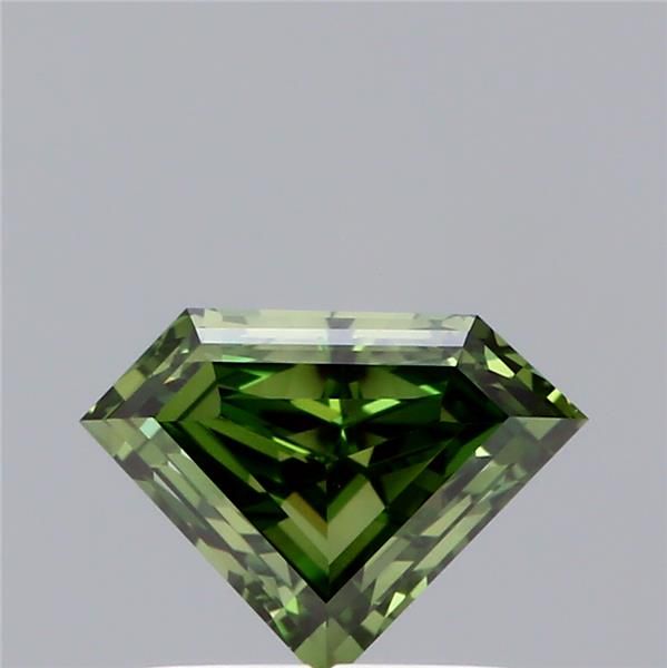 0.8 CT Fancy Vivid Green PENTAGONAL