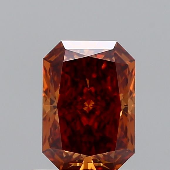 1.0 CT Fancy Vivid Brownish Orange RADIANT