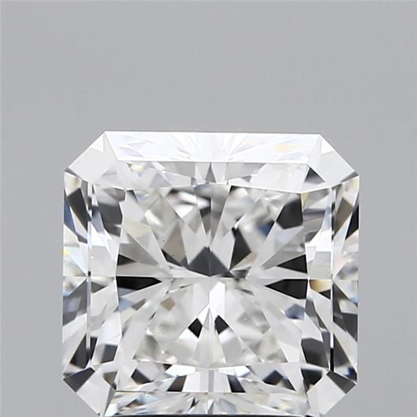 2.54 ct Square Radiant diamond