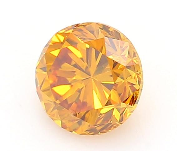 Diament 0.34 ct Fancy Deep Brownish Yellowish Orange/