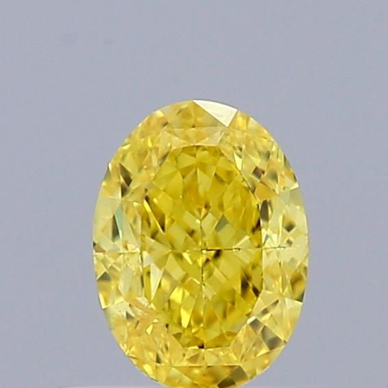 Diament 0.51 ct Fancy Vivid Yellow/VS2