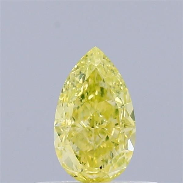 Diament 0.37 ct Fancy Intense Greenish Yellow/SI1