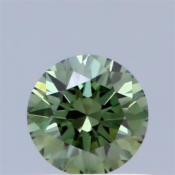 0.49 CT Fancy Vivid Green ROUND
