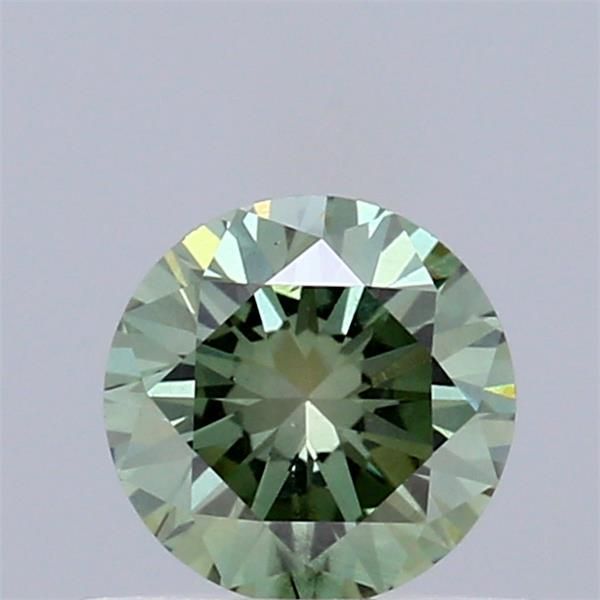 0.5 CT Fancy Vivid Green ROUND