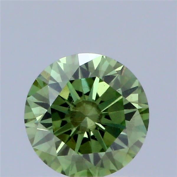 0.92 CT Fancy Vivid Green ROUND