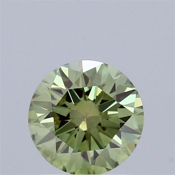 0.61 CT Fancy Vivid Green ROUND