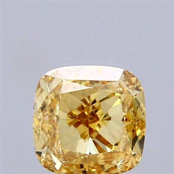 1.02 CT Fancy Yellow CUSHION MODIFIED