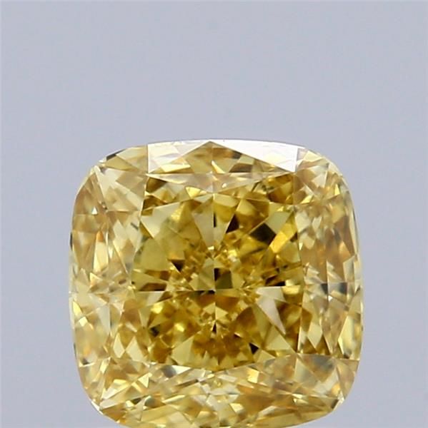 1.22 CT Fancy Intense Yellow CUSHION MODIFIED