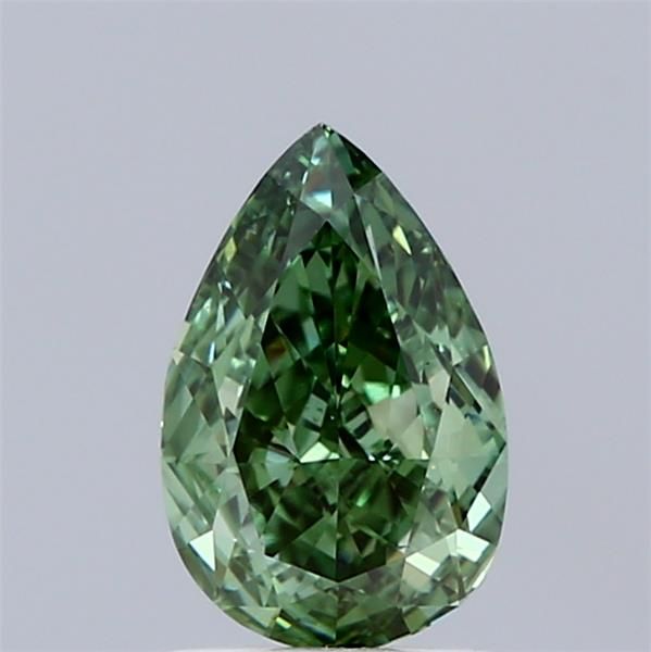 1.11 CT Fancy Vivid Green PEAR
