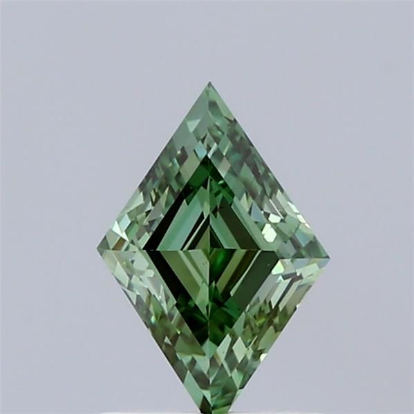 0.93 CT Fancy Vivid Green LOZENGE