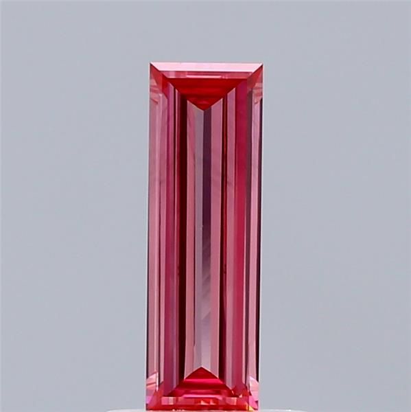 0.66 CT Fancy Vivid Pink BAGUETTE