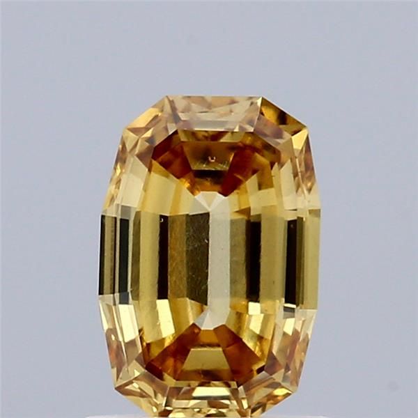 0.87 CT Fancy Brownish Yellow CUSHION