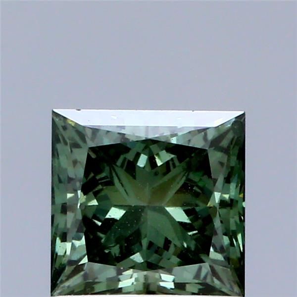 1.05 CT Fancy Vivid Green PRINCESS