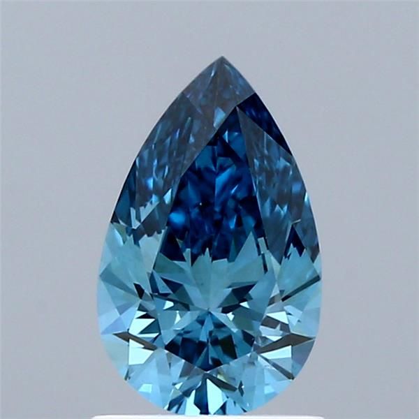 1.08 CT Fancy Vivid Blue PEAR