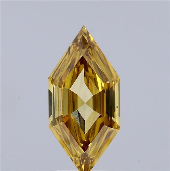 1.17 CT Fancy Intense Brownish Yellow HEXAGONAL