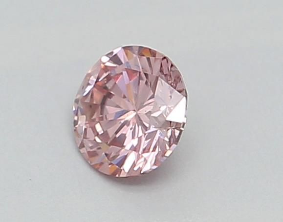 Diament 0.14 ct Fancy Orangey Pink/