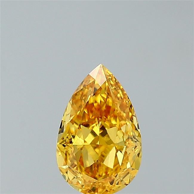 1.33 CT Fancy Vivid Yellow PEAR