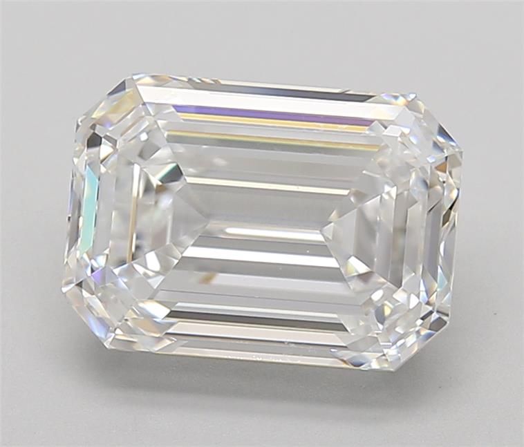 Diamant Émeraude 5.59 ct - Couleur D - Pureté FL