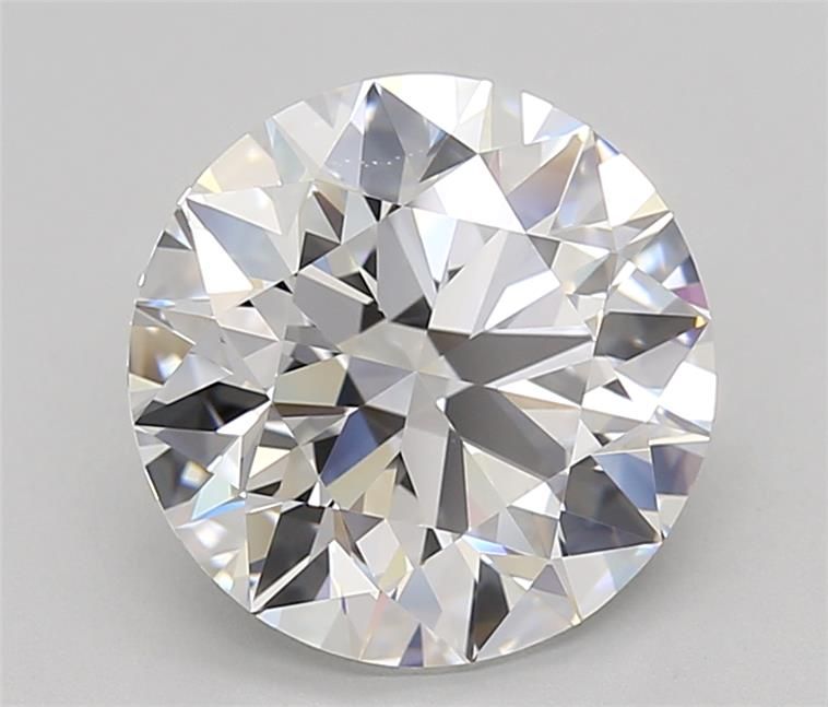 Diamant Rond 5.39 ct - Couleur D - Pureté FL