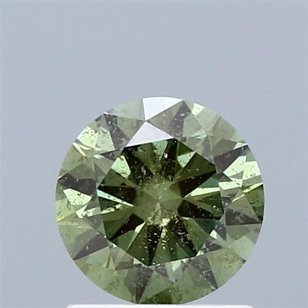 1.06 CT Fancy Vivid Green ROUND