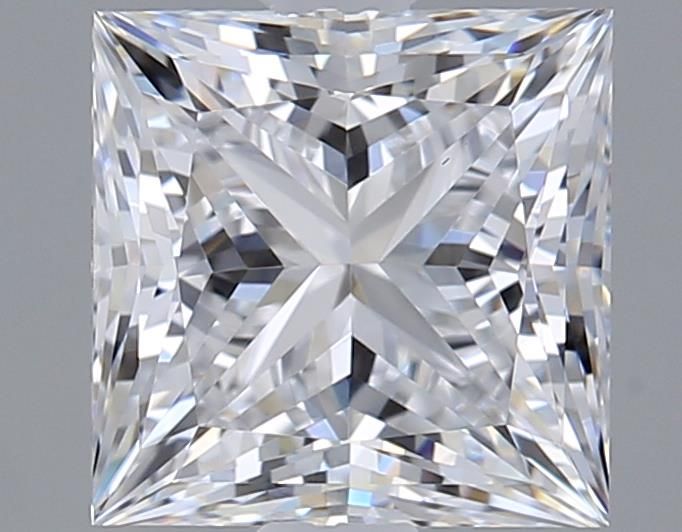 1.27 ct lab-grown Princess Diamond
