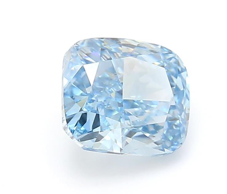1.04 CT Fancy Vivid Blue CUSHION MODIFIED