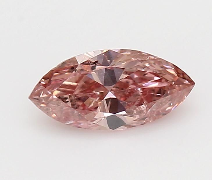Diament 0.29 ct Fancy Orangey Pink/