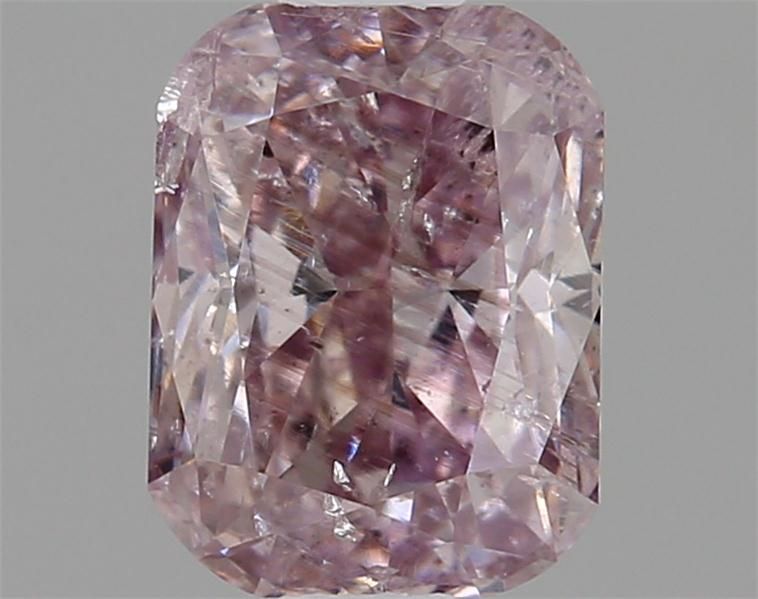 Diament 0.74 ct Fancy Brownish Purple Pink/I2