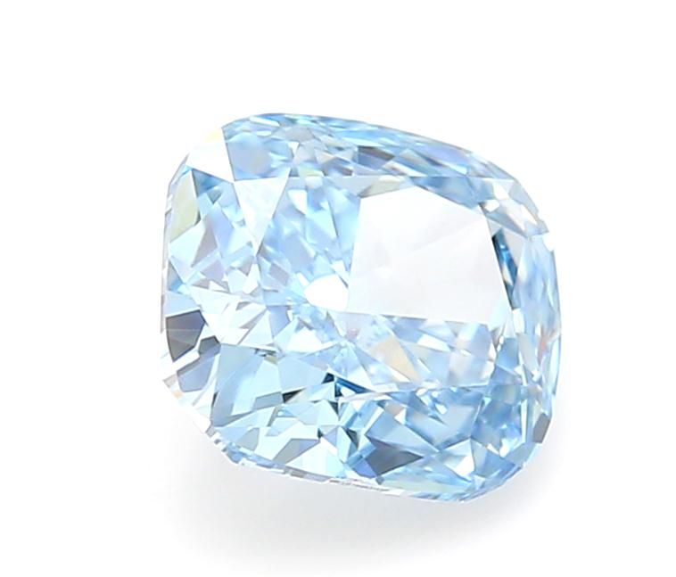 1.1 CT Fancy Vivid Blue CUSHION MODIFIED