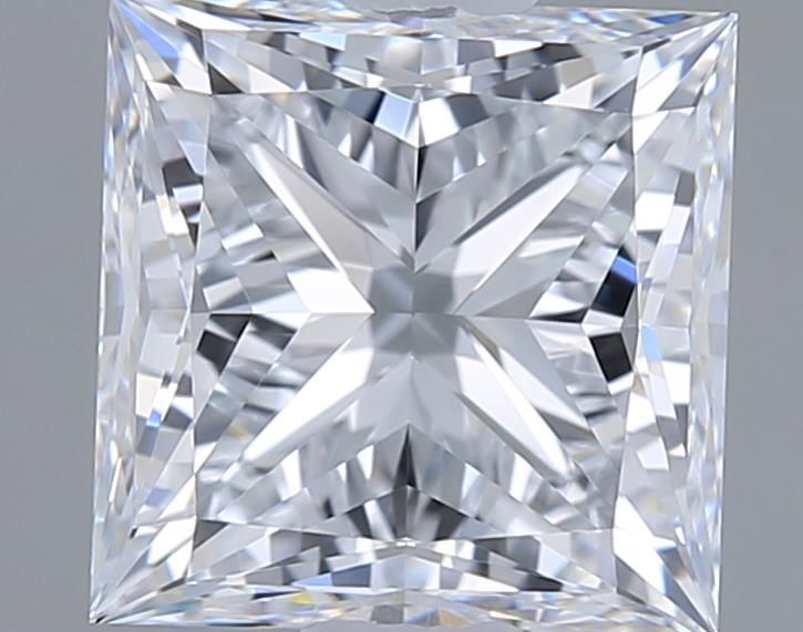 1.23 ct lab-grown Princess Diamond