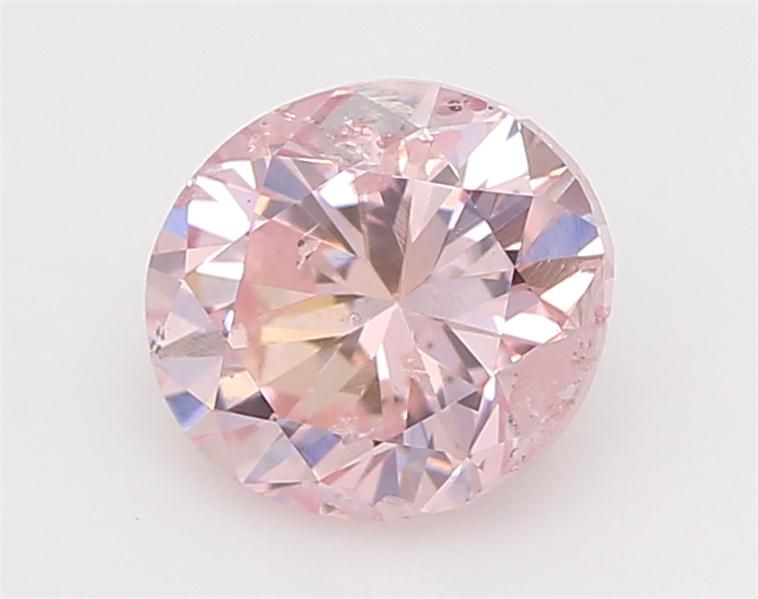 Diament 0.73 ct Fancy Intense Pink/