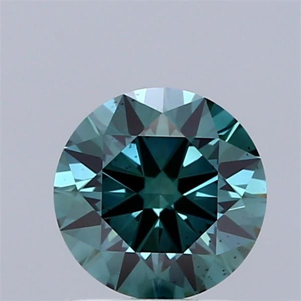 1.07 CT Fancy Vivid Green ROUND