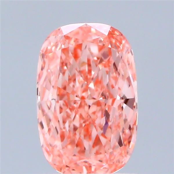 1.0 CT Fancy Vivid Pink CUSHION MODIFIED