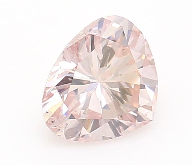 Diament 0.33 ct Fancy Light Orangey Pink/