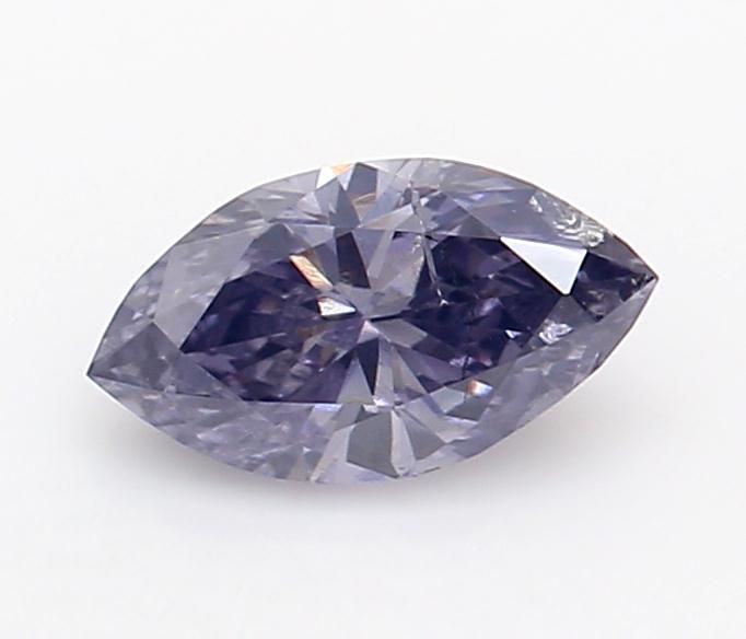 Diament 0.32 ct Fancy Dark Violet Gray/