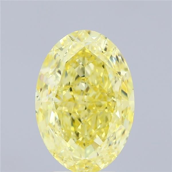 Diament 5.18 ct Fancy Intense Yellow/SI1