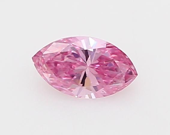 Diament 0.1 ct Fancy Vivid Purplish Pink/SI1