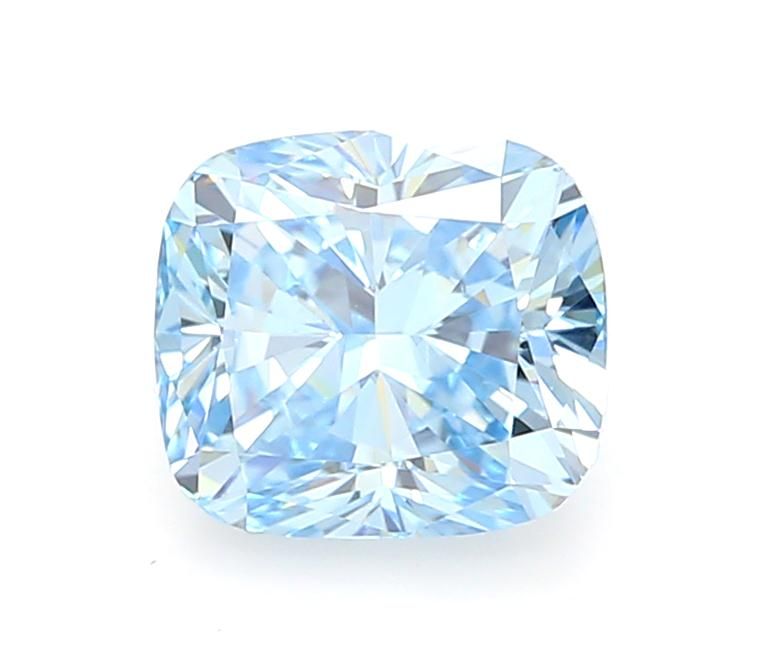 1.06 CT Fancy Vivid Blue CUSHION MODIFIED