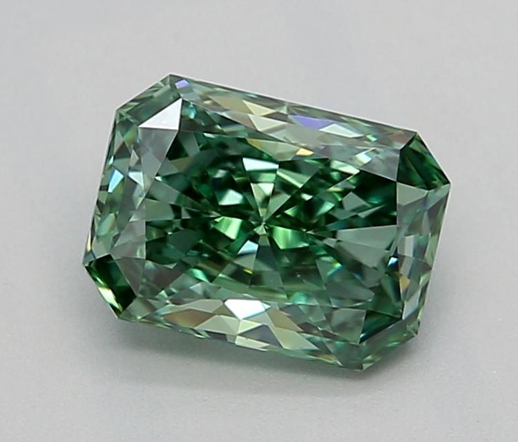 1.02 CT Fancy Vivid Green RADIANT