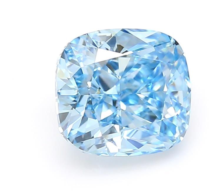 1.03 CT Fancy Vivid Blue CUSHION MODIFIED