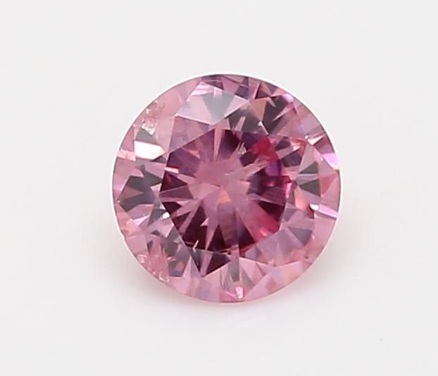 Diament 0.18 ct Fancy Intense Purplish Pink/