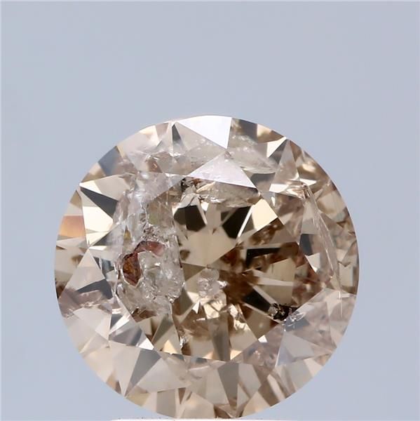Diament 3.16 ct Fancy Brown/I2