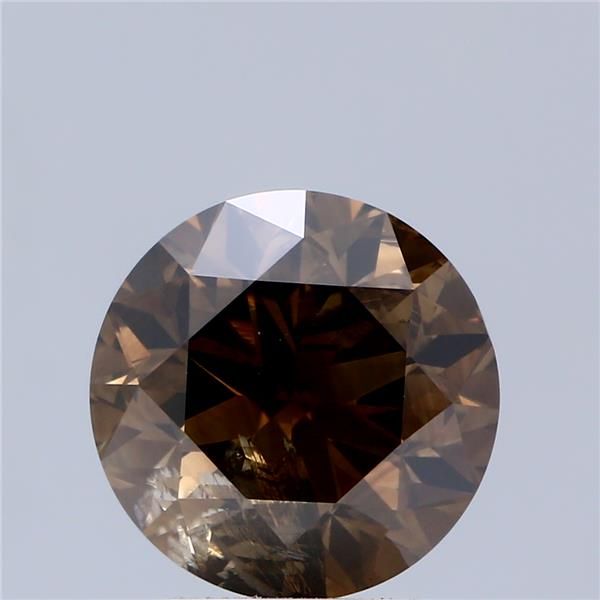 Diament 2.71 ct Fancy Dark Brown/I1