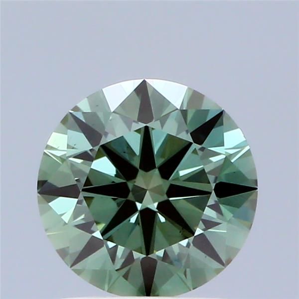 0.93 CT Fancy Vivid Green ROUND